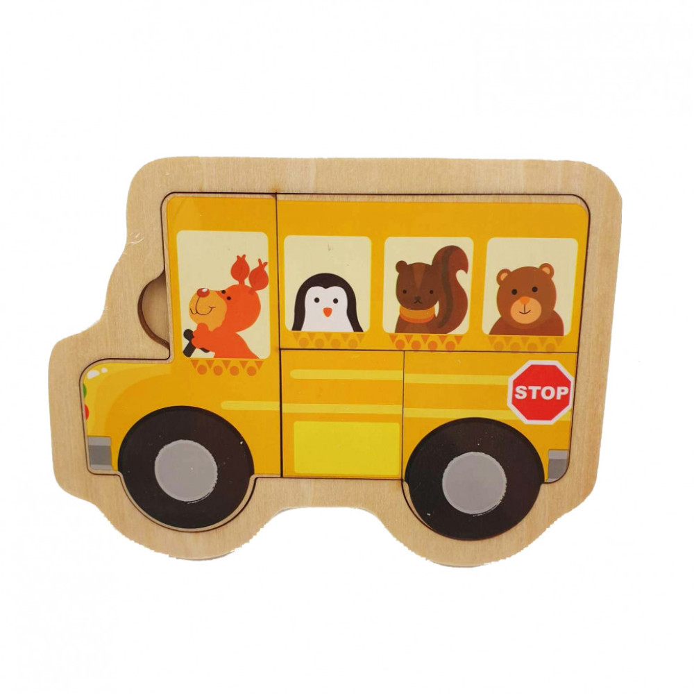 Дерев'яна іграшка Пазли MD 2283