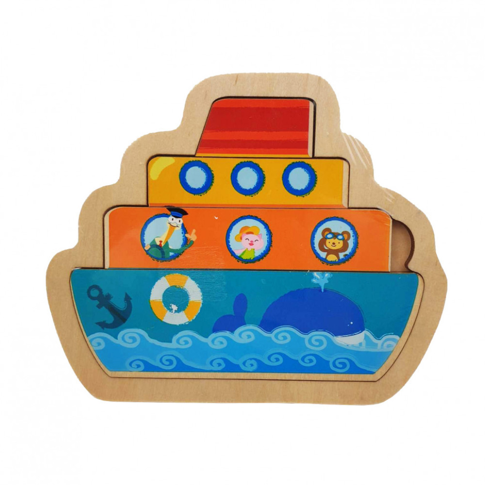 Дерев'яна іграшка Пазли MD 2283