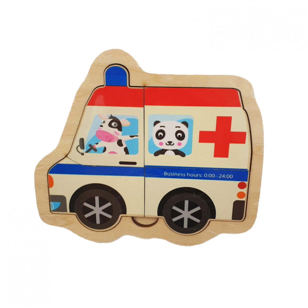 Дерев'яна іграшка Пазли MD 2283