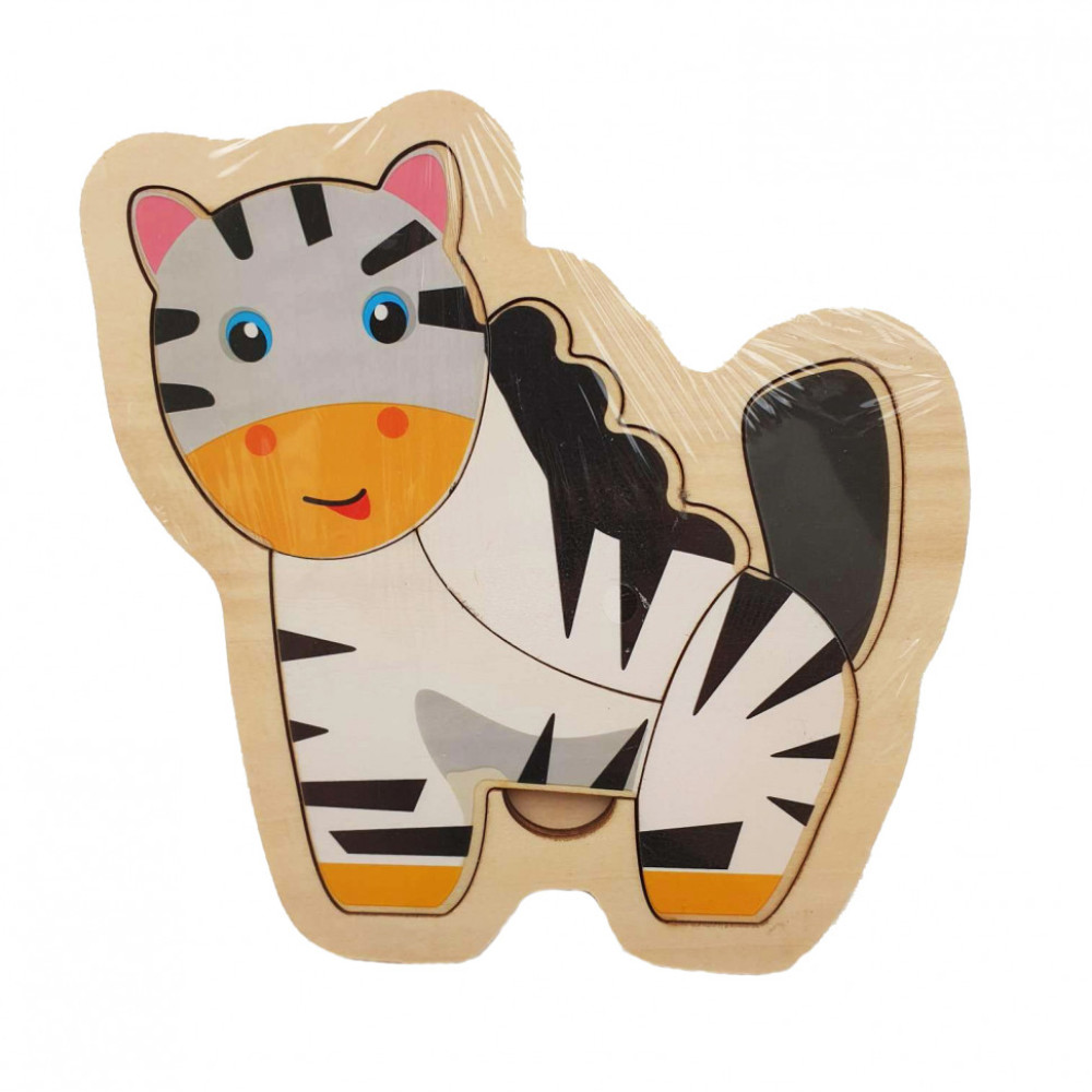 Дерев'яна іграшка Пазли MD 2283