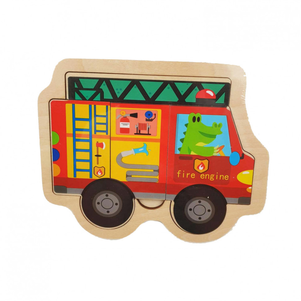 Дерев'яна іграшка Пазли MD 2283