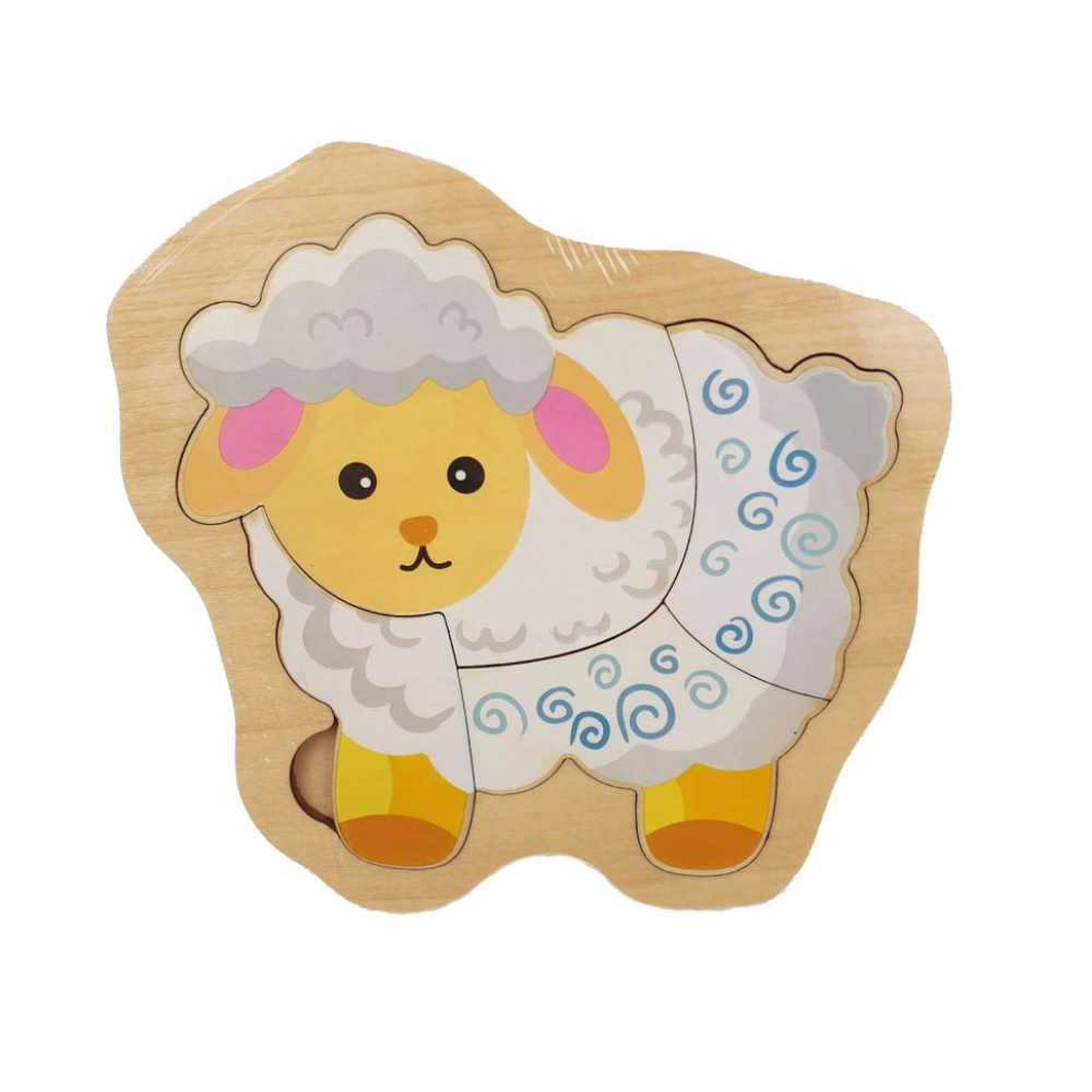 Дерев'яна іграшка Пазли MD 2283