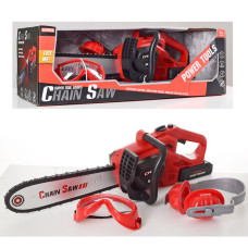 Іграшкова бензопила KY1068-19 з окулярами та навушниками