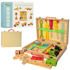 Дитячий конструктор на шурупах MD 2324 дерев'яний