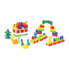 Дитячий конструктор з великими деталями "Майстер Блок" 1-028, 113 дет.