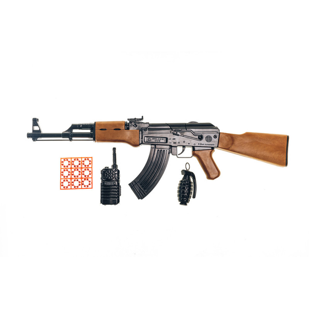 Іграшковий автомат "АК-47" з пістонами та аксесуарами Golden Gun 251