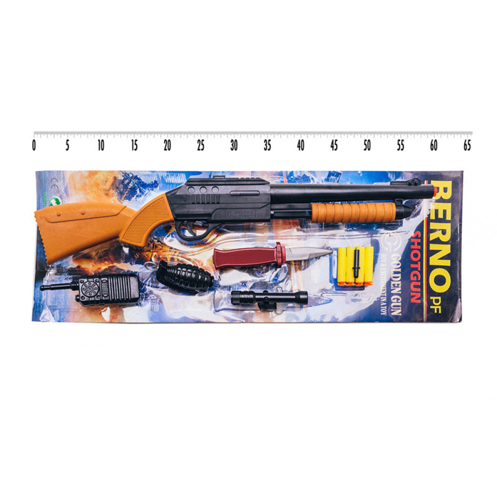 Игрушечный дробовик "Berno" с мягкими патронами Golden Gun 920GG