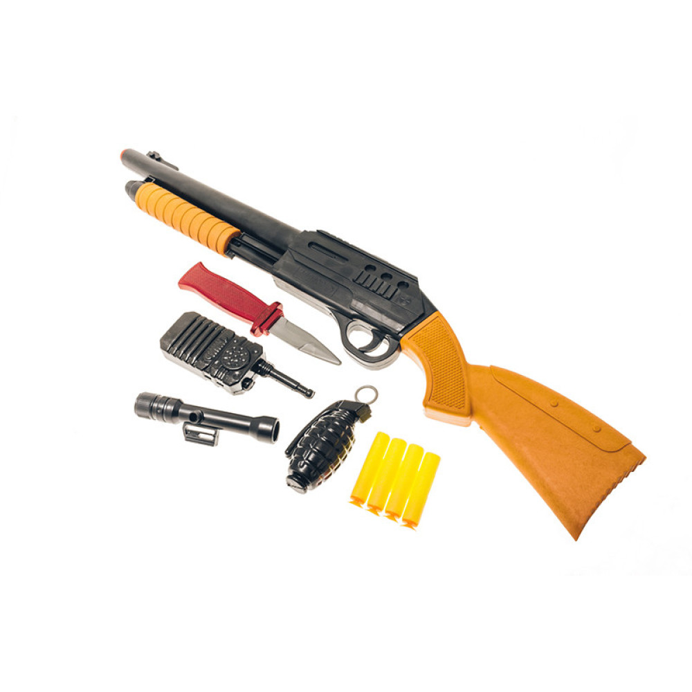 Игрушечный дробовик "Berno" с мягкими патронами Golden Gun 920GG