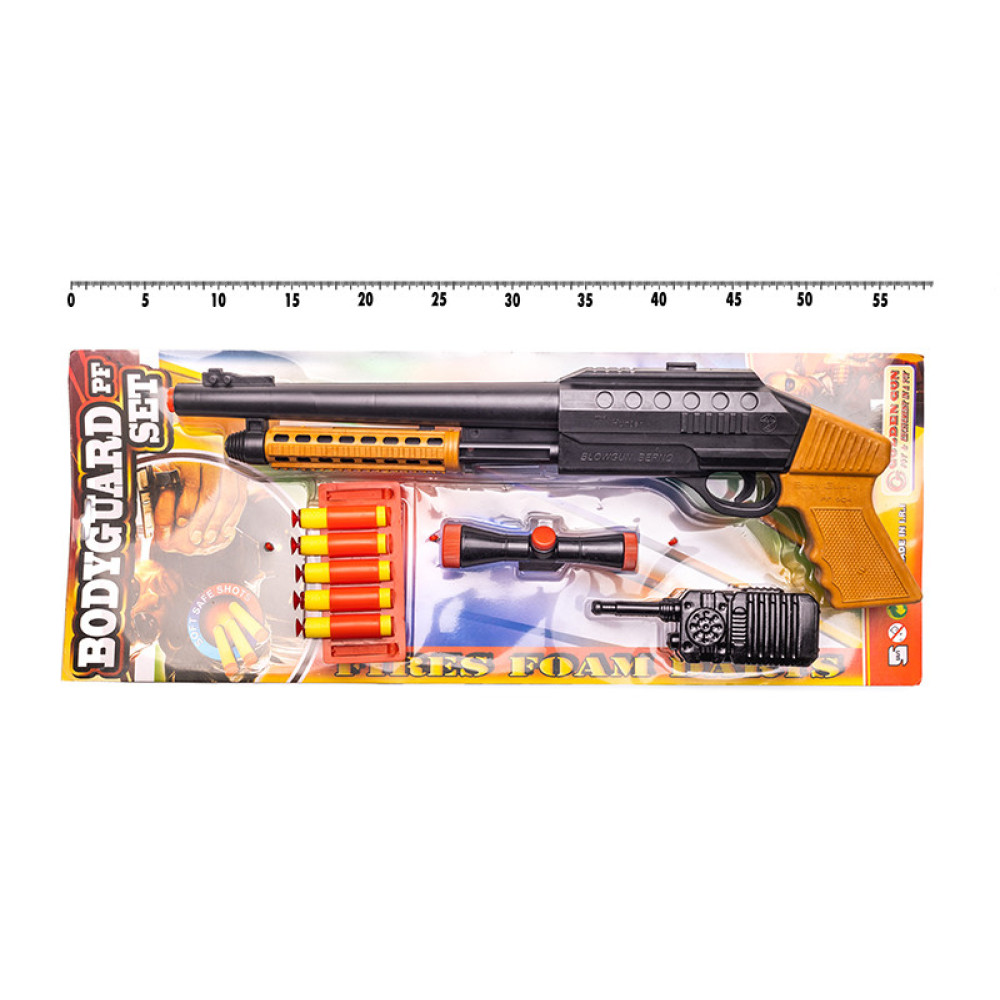 Игрушечный дробовик "Bodyguard" с мягкими пулями Golden Gun 921GG