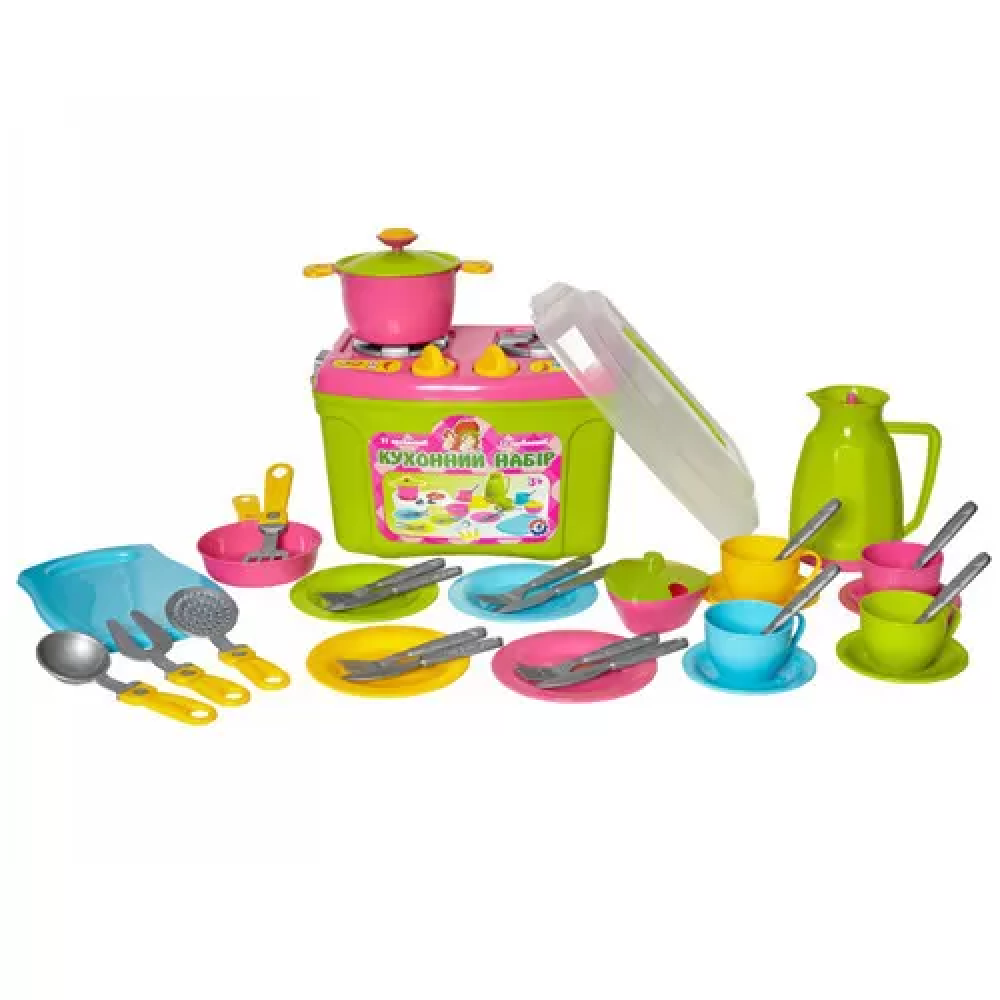 Ігровий набір посуду "Кухонний набір №9" 3596TXK, 37 предметів