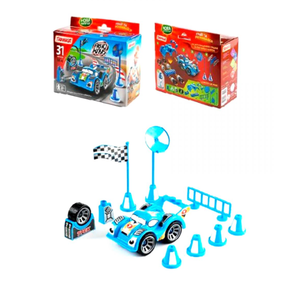 Детский конструктор “Автоклуб” М-4 (Макларен) 71191 с наклейками