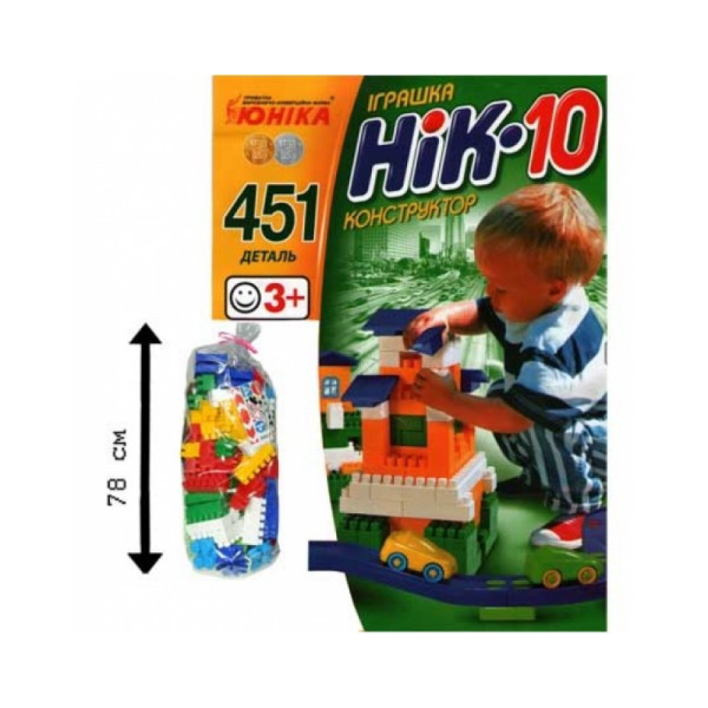 Дитячий конструктор НІК-10 70972, 451 Детальніше