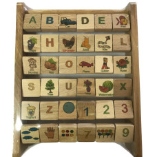 Дерев'яна Азбука 172195 англійська мова