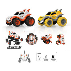 Машинка-конструктор перевертыш на радиоуправлении ZL28A0 15-14-11см