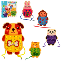 Деревянная игрушка "Шнуровка"  MD 2849