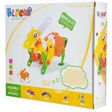 Конструктор-механік "Зайчик" HANYE J-7712, 63 елементи