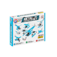 Дитячий Конструктор металевий "Повітряний транспорт" ТехноК 1042TXK, 191 деталь