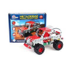 Дитячий Конструктор металевий "Позашляховик" ТехноК 4913TXK, 248 деталей