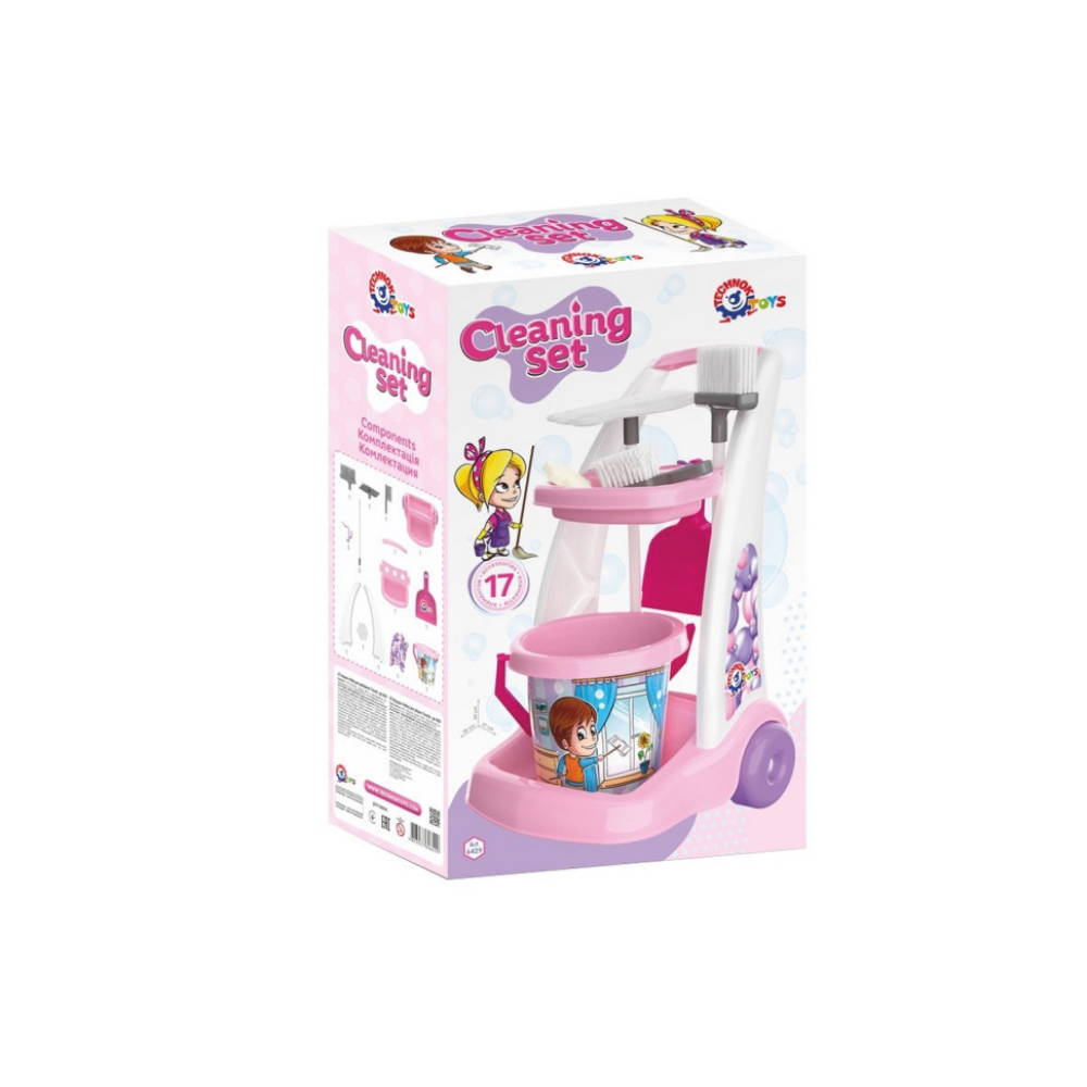 Ігровий набір для прибирання ТехноК 6429TXK з візком