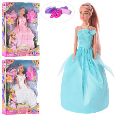 Детская кукла "Принцесса" DEFA Bambi 8063 с расческой и сумочкой