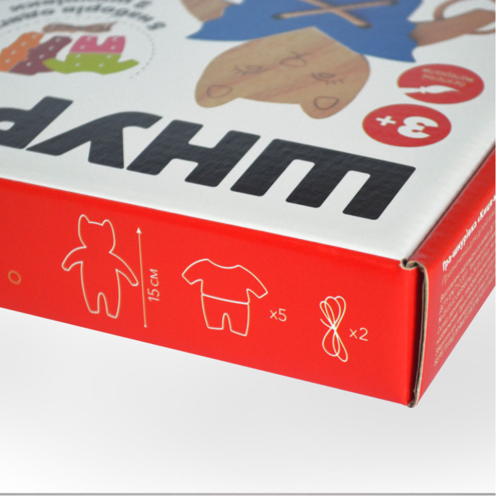 Іграшка шнурівка для малюків "Кітка-модниця" Kupik 900026, 14 елементів