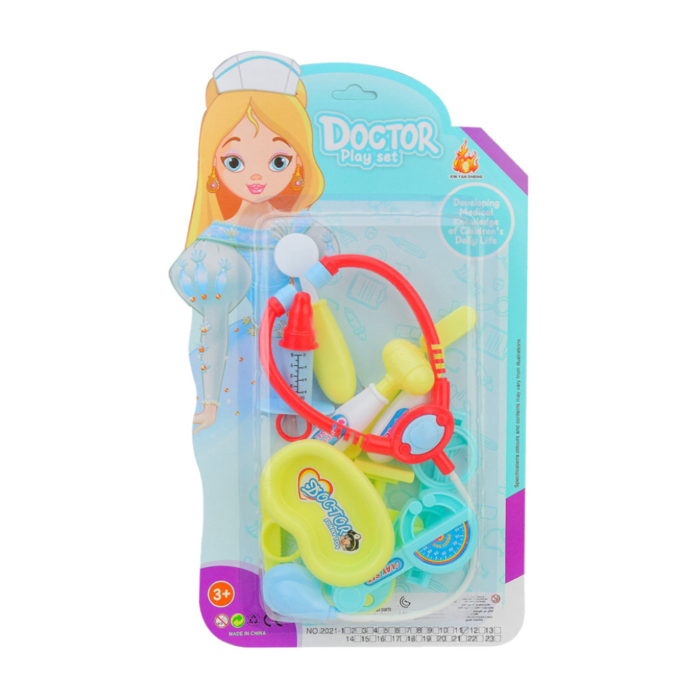 Игрушечный набор юного врача 2021-10-11, стетоскоп, аксессуары