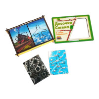 Дерев'яні Дошки Сегена "Транспорт" Ubumblebees (ПСФ051) PSF051 з візерунками