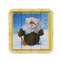 Дерев'яний пазл-вкладиш "Котик-3" Ubumblebees (ПСД114) PSD114 розрізний