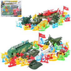 Игровой набор Солдатики Bambi 8899-39-40 с транспортом