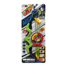 Іграшкова цибуля 2023-1 A, мішень, 3 стріли з присосками