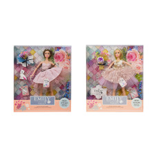 Кукла Emily QJ077B с букетом и аксессуарами