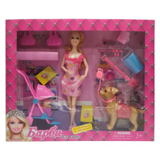 Лялька "Модниця" з собачками та аксесуарами 18018