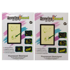 Досточка для малювання F66-A4 малюй світлом, маркер-ліхтарик, трафарет.