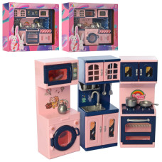 Ігровий набір Кухонний гарнітур для ляльок YQL8-A-B із посудом