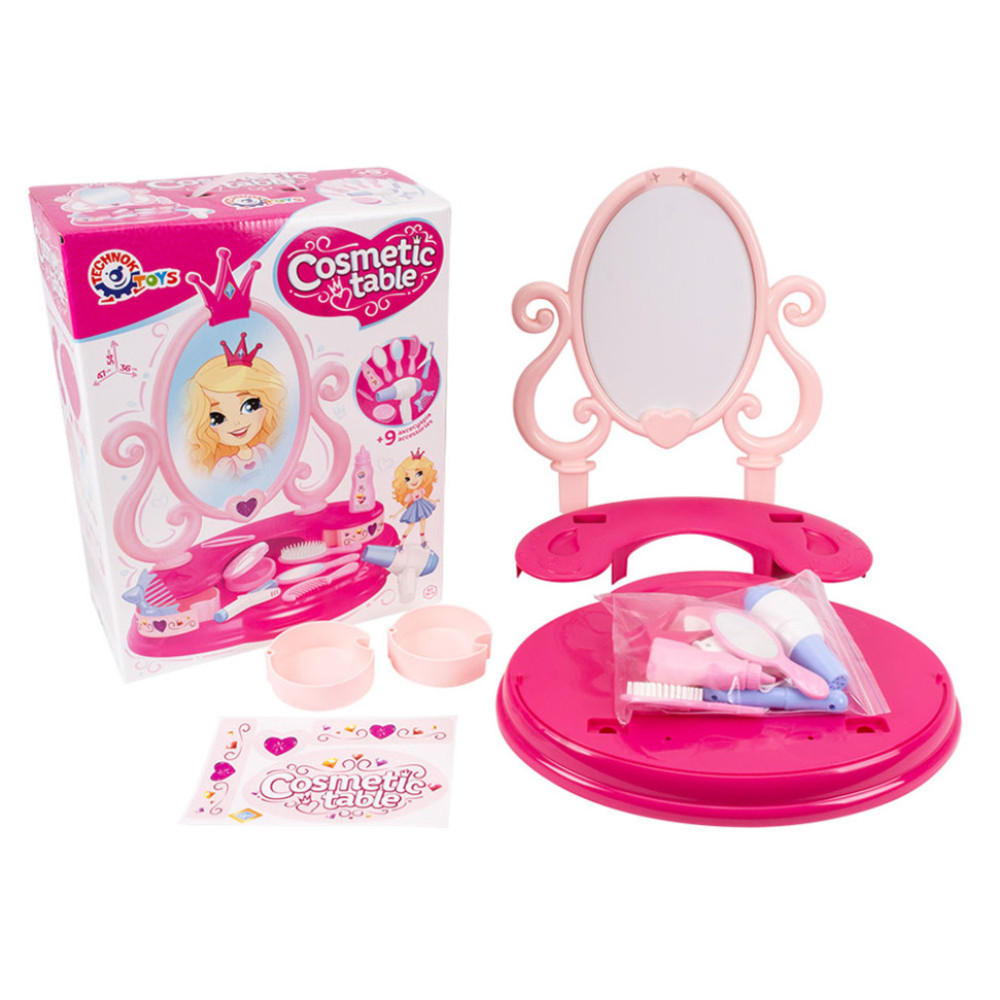 Дитяча іграшка Косметичний столик 8676TXK безпечне дзеркало