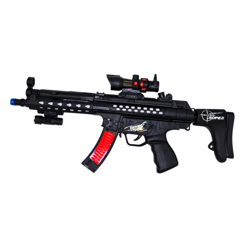 Дитячий іграшковий Автомат 878 підсвічування дула та корпусу, звук