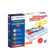 Конструктор Знаток "Перші кроки в електроніці" ZNATOK REW-K062, 34 схеми, набір