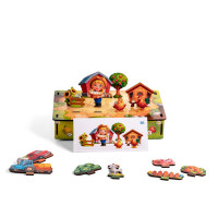 Настільна гра, що розвиває "Панорама: ферма" Ubumblebees (ПСФ130) PSF130 з картками