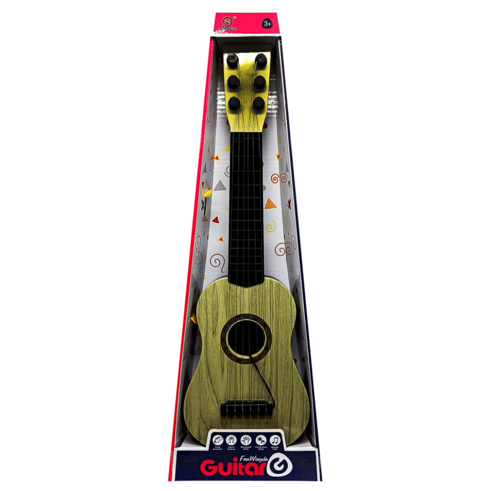 Детская гитара 898-22, 43 см, струны 6 шт, медиатор