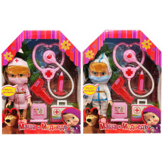 Лялька за мотивами мультфільму "Маша та Ведмідь" MS-102(Blue)