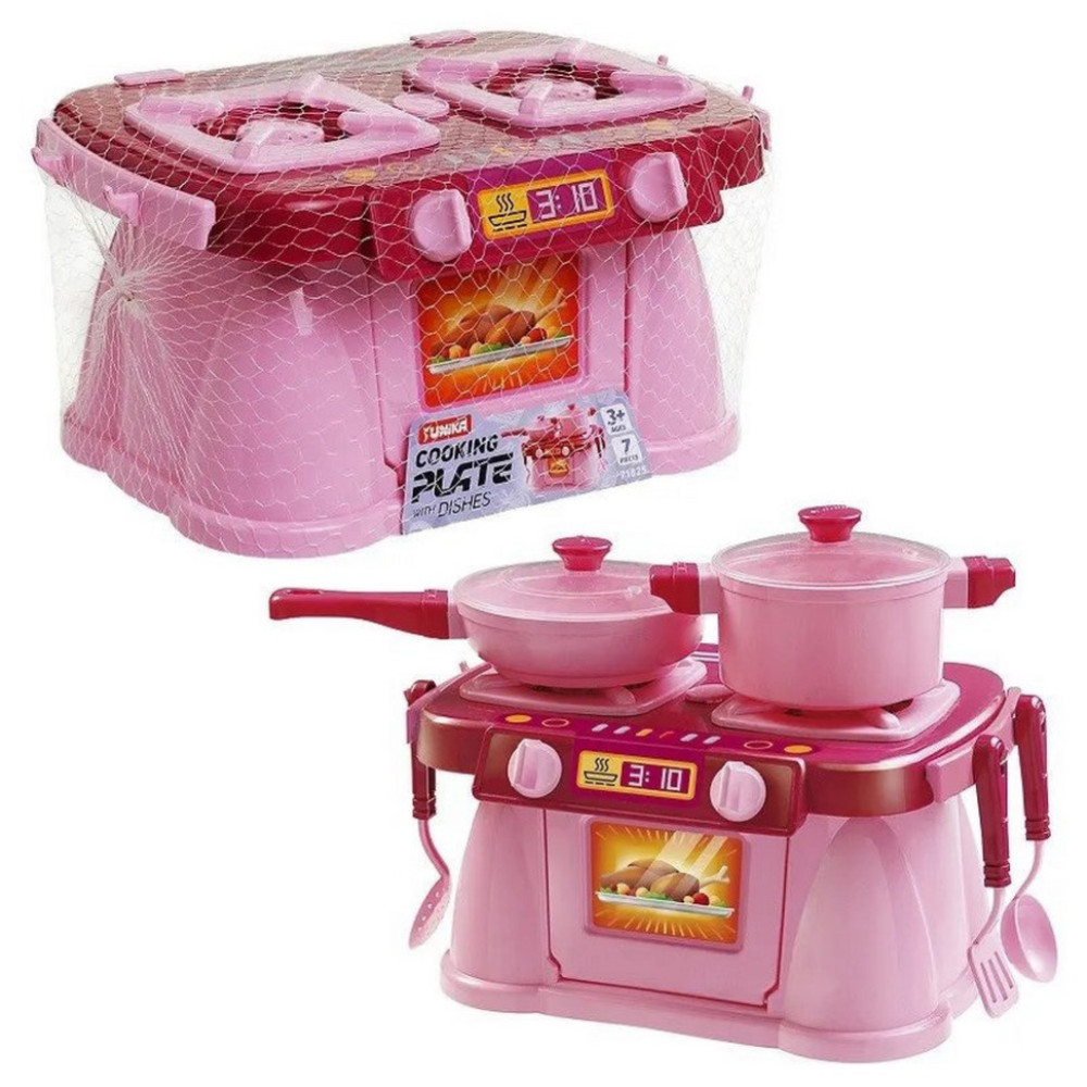 Игровой набор Кухонная плита "Cooking Plate with Dishes" 71825, 7 предметов