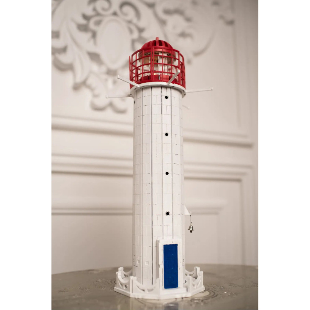 Конструктор деревянный 3D маяк Воронцовский (Украина, Одесса) TMP-005, 99 деталей