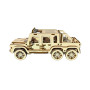 Дерев'яний конструктор "Пікап 6х6" OPZ-001, 174 деталі