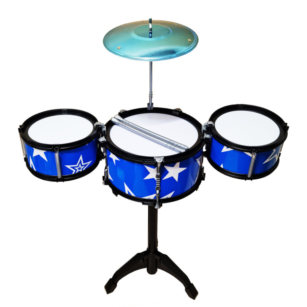 Дитяча іграшка Барабанна установка 1588(Blue) 3 барабани