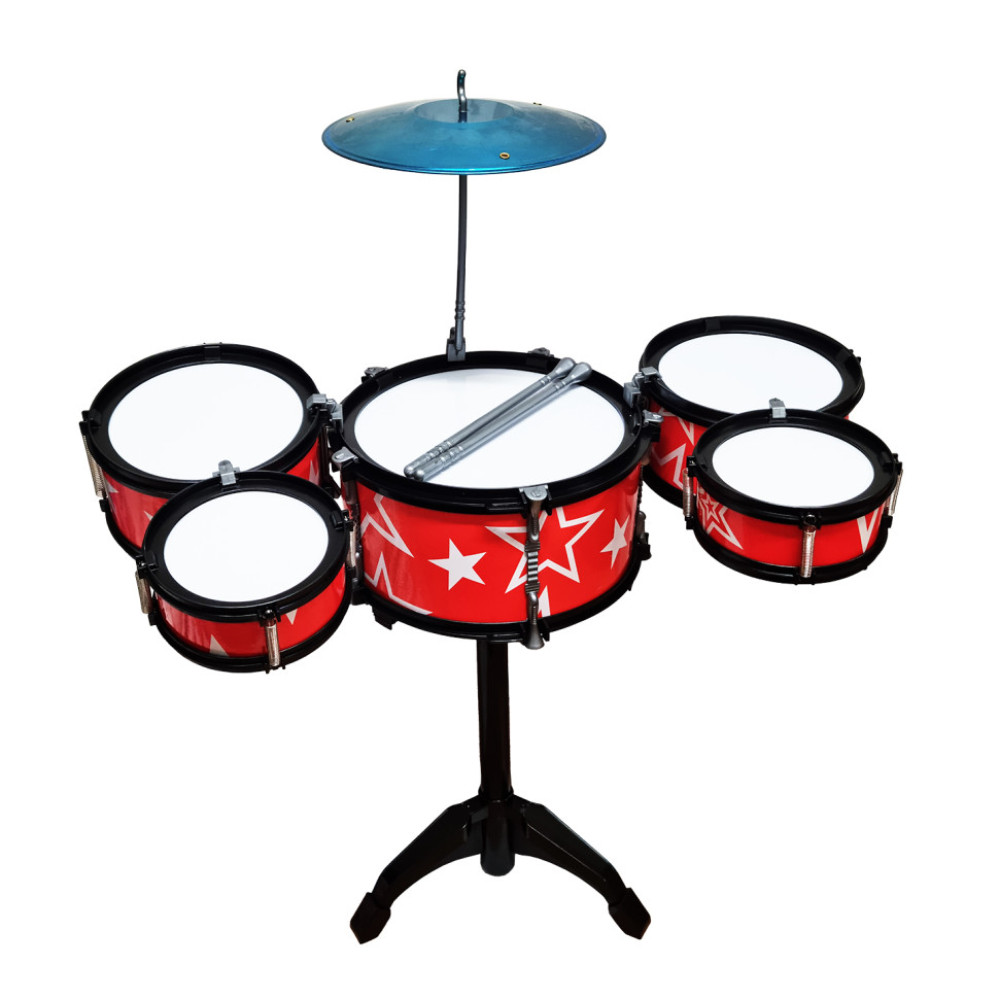 Детская игрушка Барабанная установка 1688(Red-1) 5 барабанов