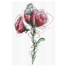 Набор для вышивки крестиком "В мире красок" AH-179 28х18 см