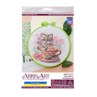 Набір для вишивання хрестиком "Чайка" AHM-077 з п'яльцями