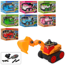 Дитячий конструктор Транспорт Робокар Полі JD1899-14A з викруткою