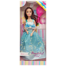 Дитяча Лялька "Beautiful Girl" D200-216(Blue) в ошатному платті