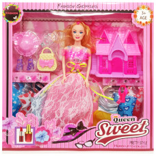 Дитяча лялька з нарядами "Queen Sweet" 313K44 (PInk) з аксесуарами